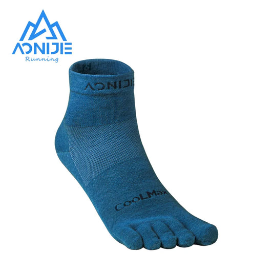 AONIJIE E4109S Mid Tube Athletic Five Toe Socks