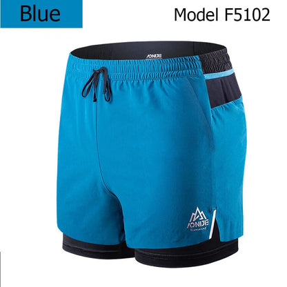 F5102 Men Quick Dry Sports Shorts Trunks Athletic With Lining