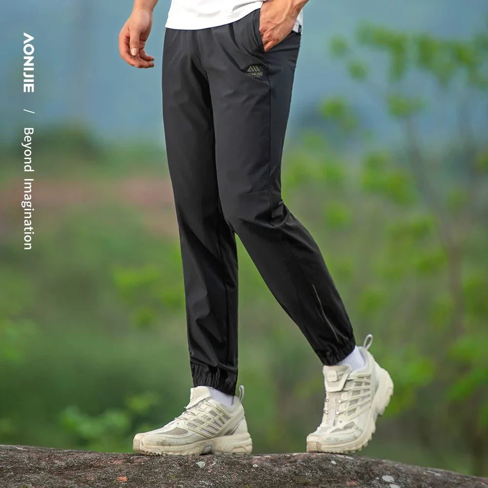 FM5201 Sports Quick Drying Pants thin Section Straight Drawstring Trousers