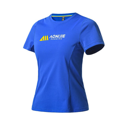 FW6198 Women's Sports T-shirt Round Neck Quick Dry Breathable Top