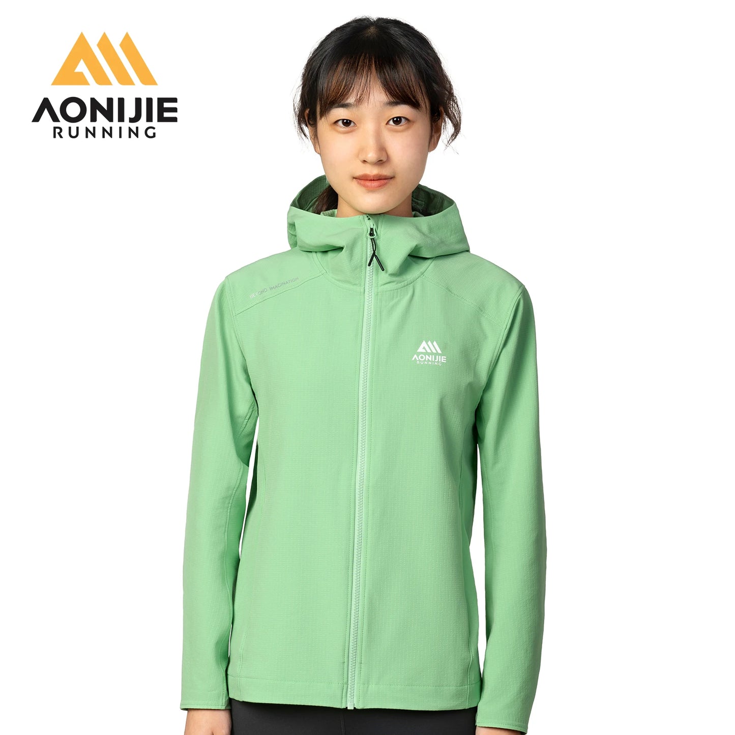 FW6207 Women Hooded Jacket Outdoor Windproof Warm Tops